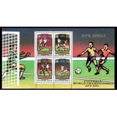 1980 Korea, North Mi.2033-36/B78 1982 World championship on football of Spain 20.00 €