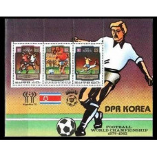 1980 Korea, North Mi.2035-36/B79 1982 World championship on football of Spain 8.50 €