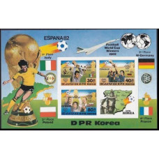 1982 Korea, North Mi.2272-73/B124b 1982 World championship on football of Spanien 24,00 €