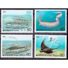 1987 Korea, South Mi.1527-30 Sea fauna 12,00 €