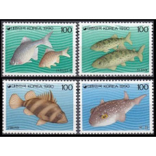 1990 Korea, South Mi.1623-26 Sea fauna 4,00 €