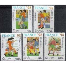 1996 Laos Michel 1516-1520 1998 World championship on football of France 4.00 €