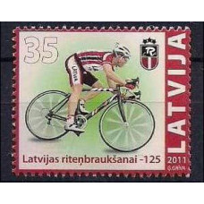 2011 Latvia Mi.814 Bicycle race 1,00 €