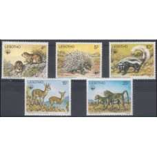 1977 Lesotho Mi.228-232 Fauna 70,00 €