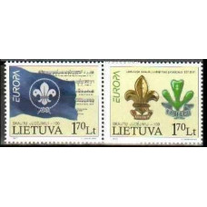2007 Lithuania Michel 933-34 Euvropa 2.40 €