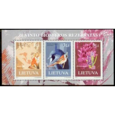 2013 Lithuania Mi.1122/B47 Birds 6,60