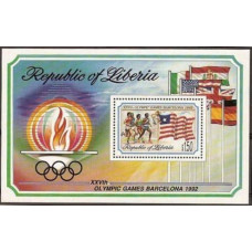 1992 Liberia Mi.1548/B126 1992 Olympiad Barselona 6.00 €
