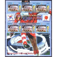 2002 Liberia Poland FIFA/2002 World championship on football Japan and Korea €
