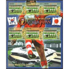 2002 Liberia Ireland FIFA/2002 World championship on football Japan and Korea €