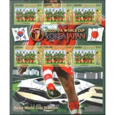 2002 Liberia Cameroon FIFA/2002 World championship on football Japan and Korea €