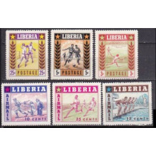 1955 Liberia Mi.471-476 Sport 1,90 €