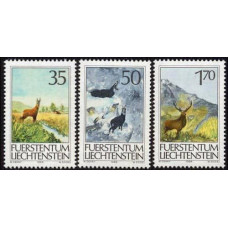 1986 Liechtenstein Mi.907-909 Fauna 3.50 €