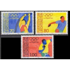 1984 Liechtenstein Mi.846-48 1984 Olympiad Los Angeles 3.00 €