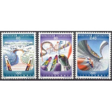 1993 Liechtenstein Mi.1076-78 1994 Olympiad Lillehammer 5,50 €