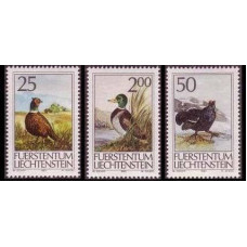 1990 Liechtenstein Mi.997-999 Game birds 4,20 €