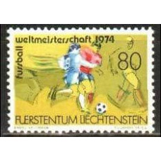1974 Liechtenstein Mi.606 Football 1,00