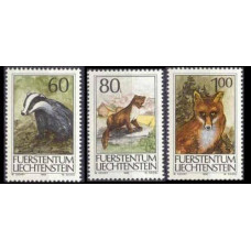 1993 Liechtenstein Mi.1066-68 Fauna 4,00 €
