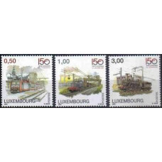 2009 Luxembourg Michel 1838-1840 Locomotives 9.00 €