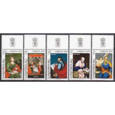 1978 Luxembourg Mi.976-980 Paintings 5,00 €