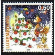 2009 Luxembourg Michel 1849 Christmas 1.10 €