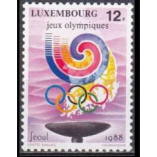 1988 Luxembourg Mi.1209 1988 Olympic Seoul 0,70 €