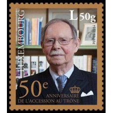 2014 Luxembourg Mi.2021 ACCESSION TO THE THRONE 50 YEARS JOHN G. D.