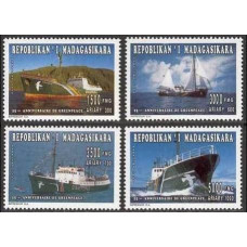 1996 Madagascar Mi.1794-1797 Ships 10.00 €