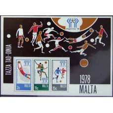 1978 Malta Michel 573/B5 1978 World championship on football of Argentina 2.50 €