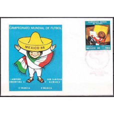 1986 Mexico cover 1986 World championship on football of Mexico €