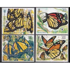 1988 Mexico Mi.2095-2098 Butterflies 10,00 €