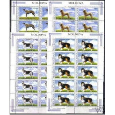 2006 Moldova Michel 565KL-568KL Dogs 65.00 €