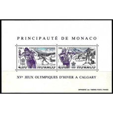 1988 Monaco Mi.1855-56/B38 1988 Olympiad Calgary 14,00 €