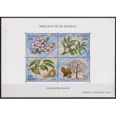 1993 Monaco Mi.2100-03/B57 Flowers 10,00 €