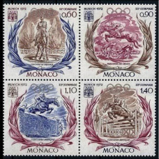 1972 Monaco Mi.1045-48VB 1972 Olympic Munich 15,00
