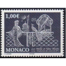 2004 Monaco Mi.2706 300th anniversary of the translation into French of "A Thousand and One Nights" 2.00 €