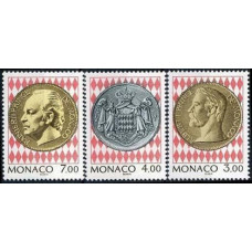 1994 Monaco Mi.2188-2190 Museum of Coins 5.50 €