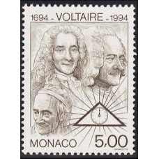1994 Monaco Mi.2205 Voltaire 300 years 2.00 €