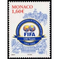 2004 Monaco Mi.2708 100 years of football organization FIFA 3.20 €