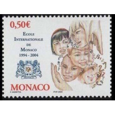 2004 Monaco Mi.2690 10th anniversary of the International School 1.00 €