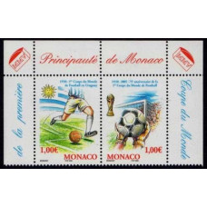 2004 Monaco Mi.2728-2729 75 years since the first World Cup football 4.00 €