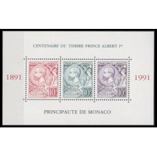 1991 Monaco Mi.2024-26/B51 Prince Albert 12,00 €