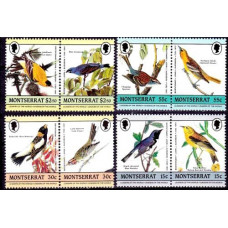 1985 Montserrat Mi.597-604Paar Audubon 5.50 €