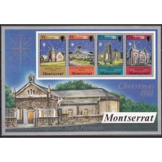 1981 Montserrat Michel 476-479/B25 Christmas 4.50 €