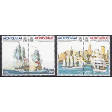 1976 Montserrat Mi.359-362Paar Ships with sails 6,00 €