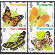 1981 Montserrat Mi.441-444 Butterflies 7,00 €
