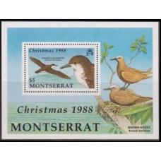 1988 Montserrat Mi.734/B50 Christmas / Birds of Montserrat 6.00 €