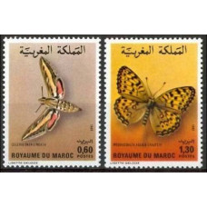 1982 Morocco Mi.996-997 Butterflies 6.00 €