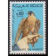 1980 Morocco Mi.929 Hunting with falcon