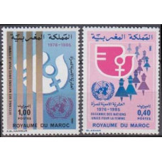 1980 Morocco Mi.931-932 UNO 1,00 €