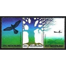 1974 Netherlands Mi.1023-25 Nature and environment 4,20 €